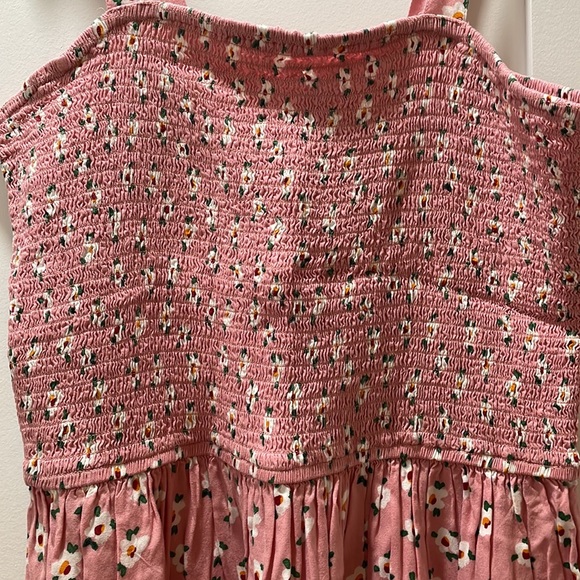Amazon Drop Pink Floral Summer MIDI Size M - Picture 6 of 7